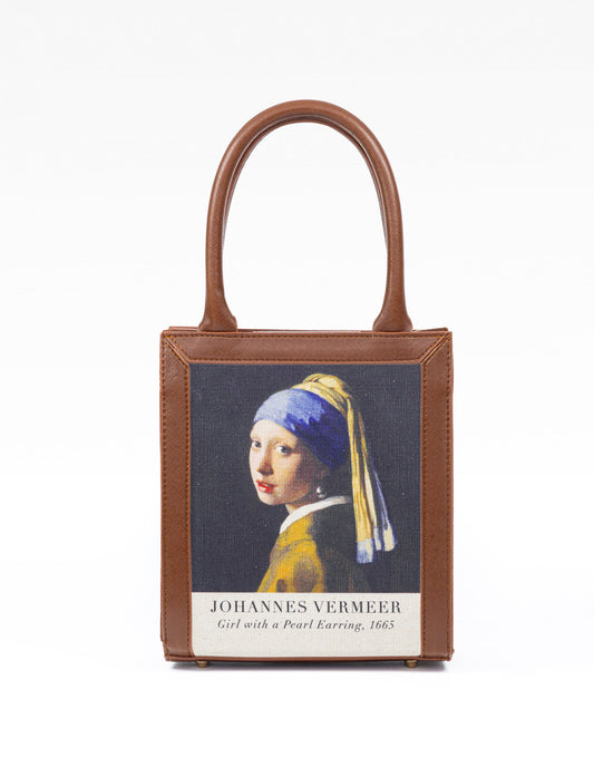 Vermeer Girl with A Pearl Earring Art Bag