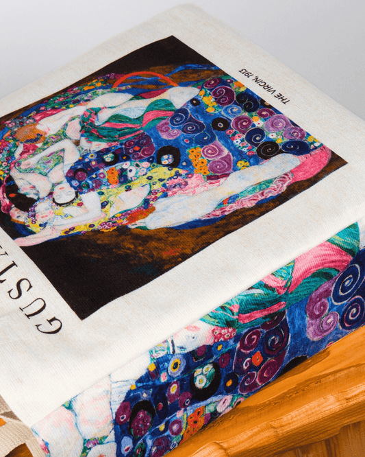 The Virgin Painting by Gustav Klimt Tote Bag