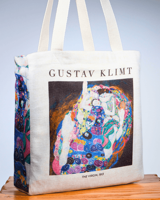 The Virgin Painting by Gustav Klimt Tote Bag