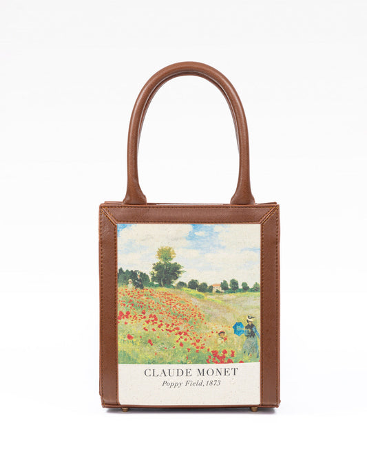 Claude Monet Poppy Field Art Bag