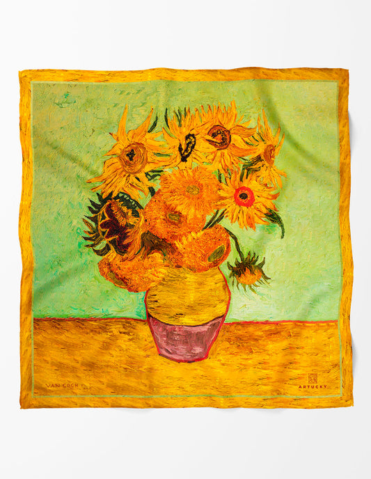 Van Gogh Sunflowers Scarf