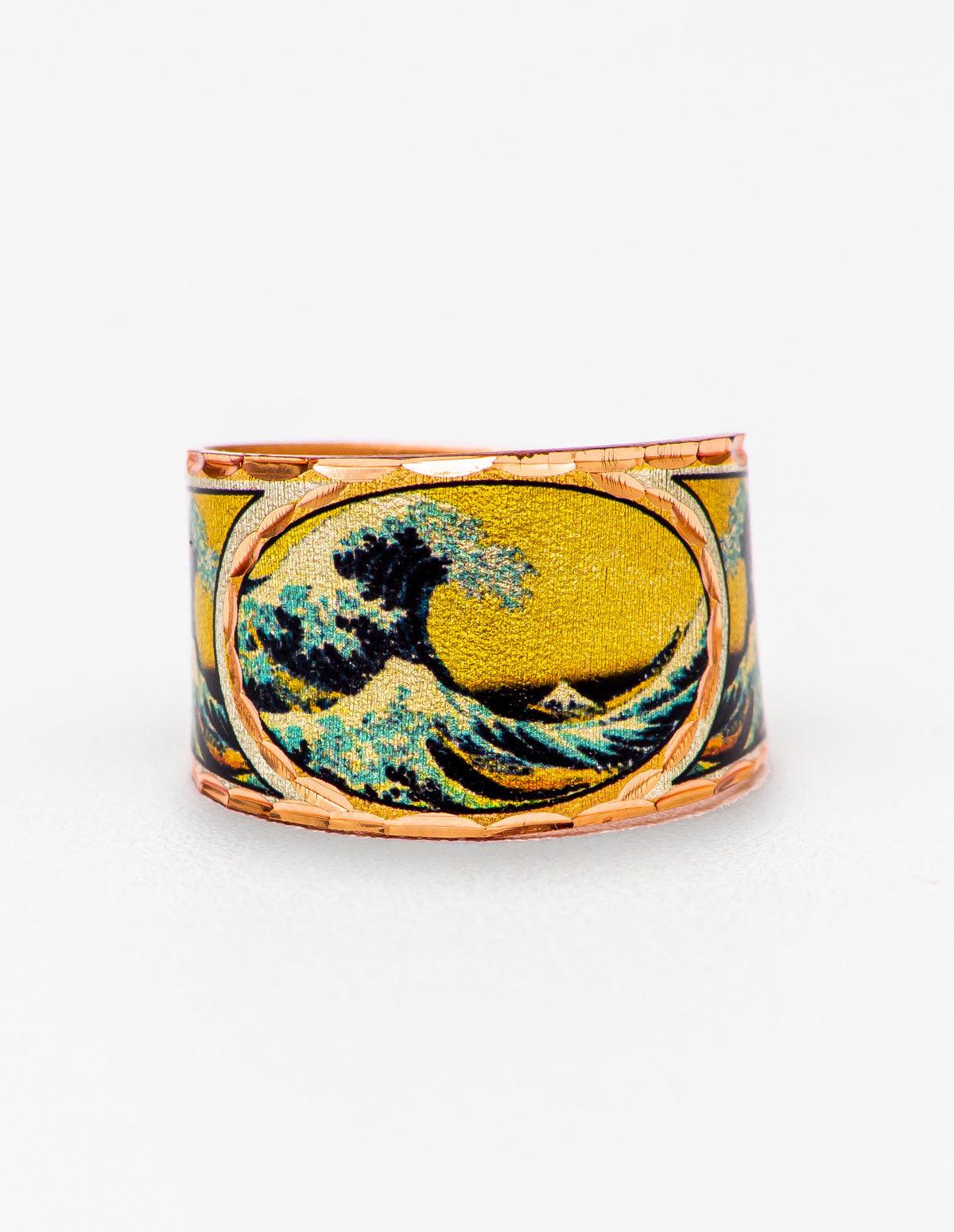 Katsushika Hokusai The Great Wave Ring - artucky-US - great, great wave, import_2022_07_19_113509, the great, the great wave, wave