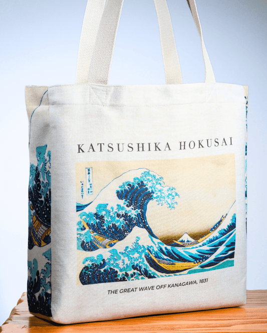 The Great Wave off Kanagawa Tote Bag