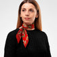 Van Gogh Almond Blossoms Red Scarf
