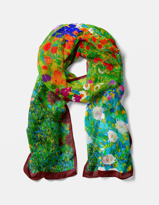 Klimt Flower Garden Scarf, 1907