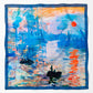 Claude Monet Impression Sunrise Scarf
