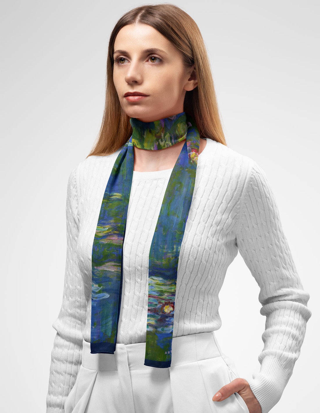 Monet Water Lilies Scarf, 1914