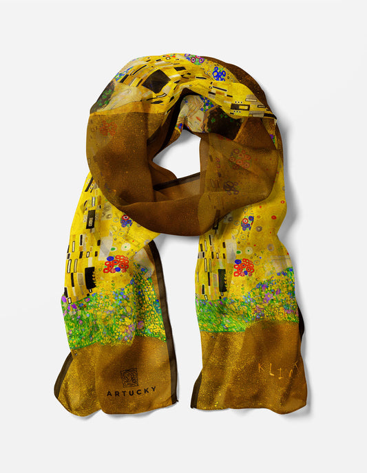 Klimt The Kiss Scarf, 1908