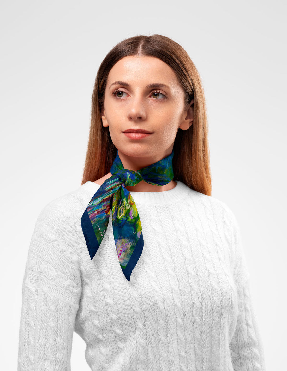 Claude Monet Water Lilies Scarf