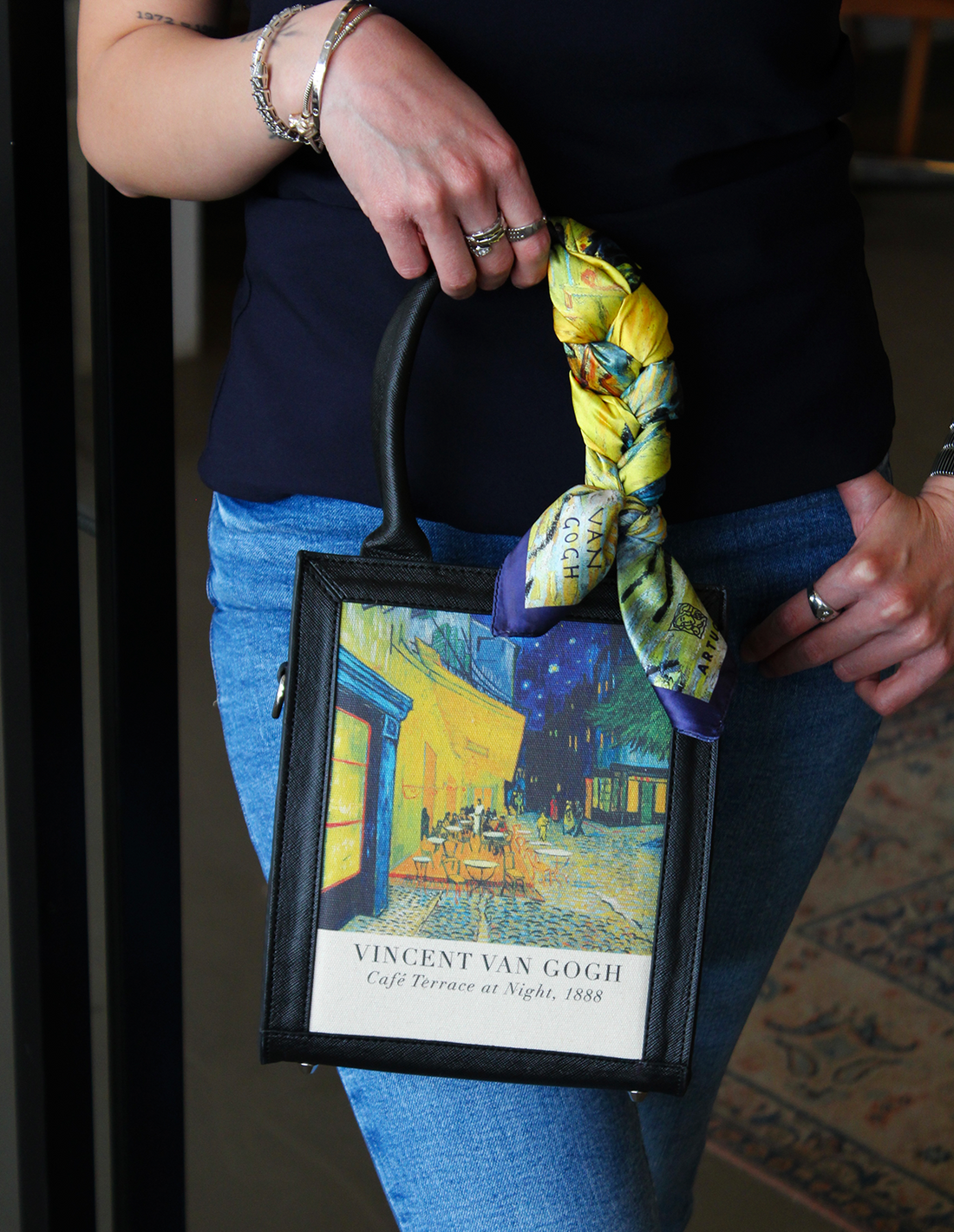 Van Gogh Café Terrace at Night Art Bag