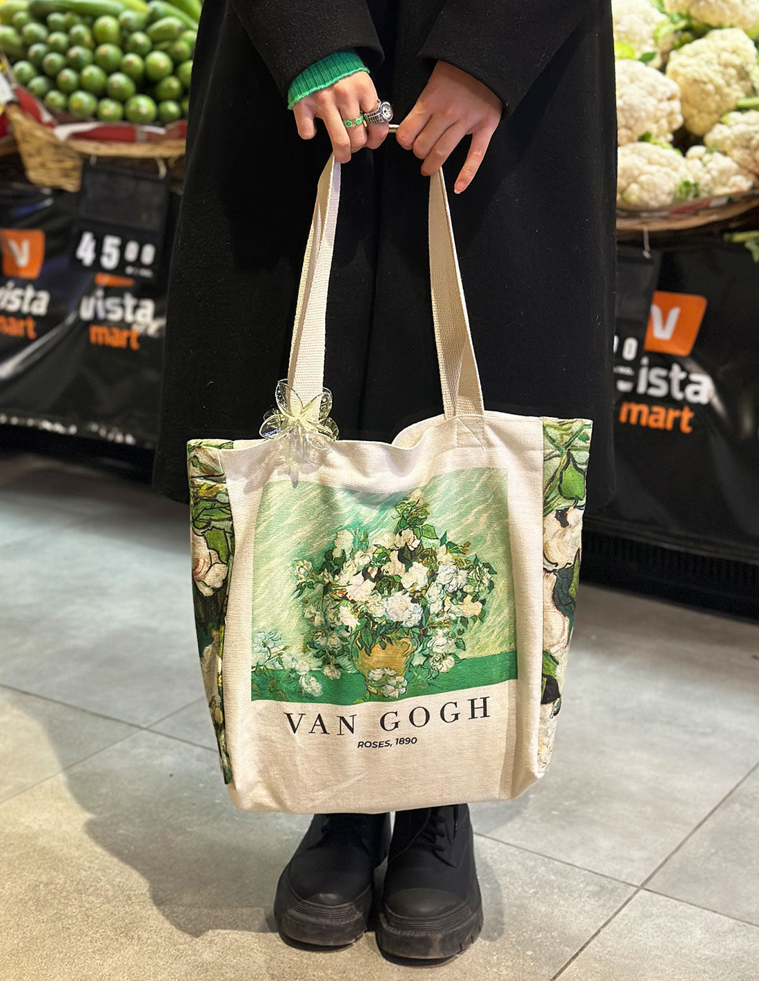 Vincent van Gogh Roses, 1890 Tote Bag