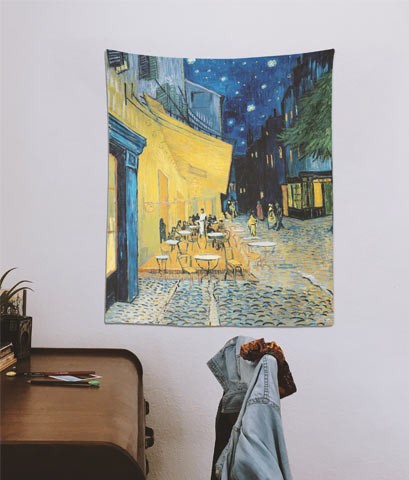 Van Gogh Kafe Terasta Gece (Café Terrace at Night) Tablo Duvar Örtüsü