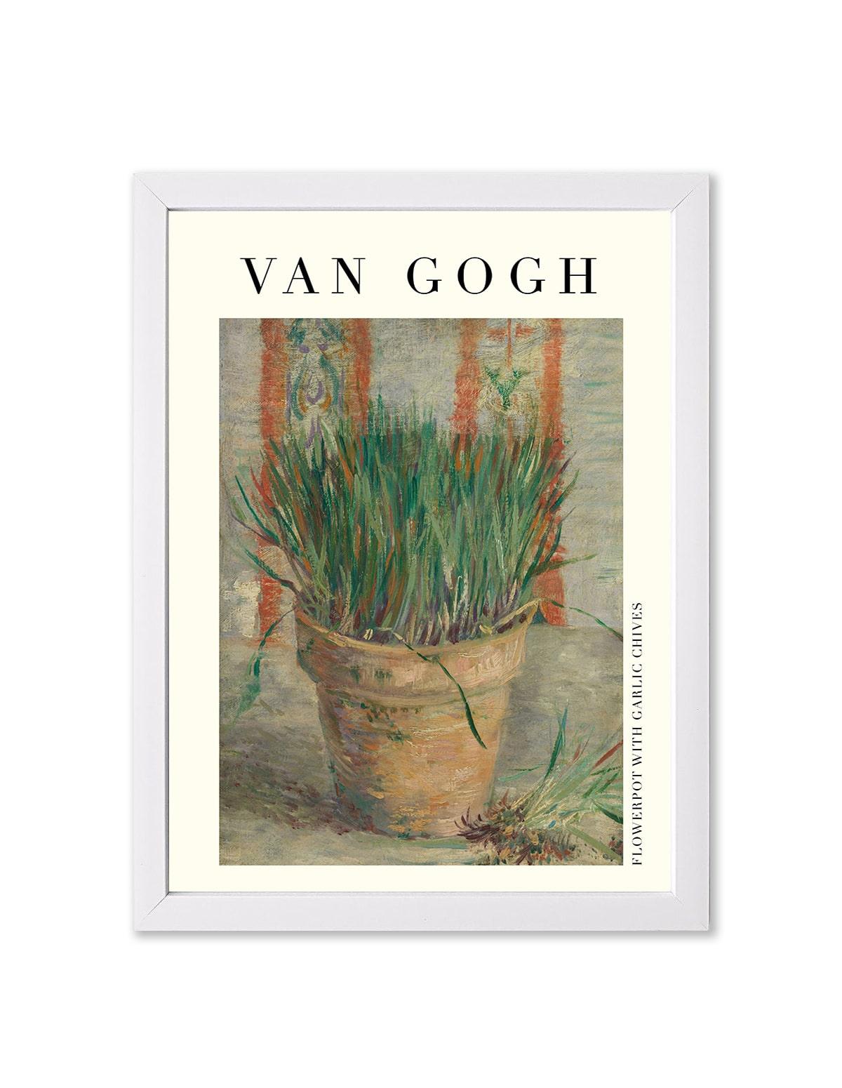 Flower Pot with Chives 1887, Vincent van Gogh - artucky-US - import_2022_07_19_113509, poster, tablo, çerçeve