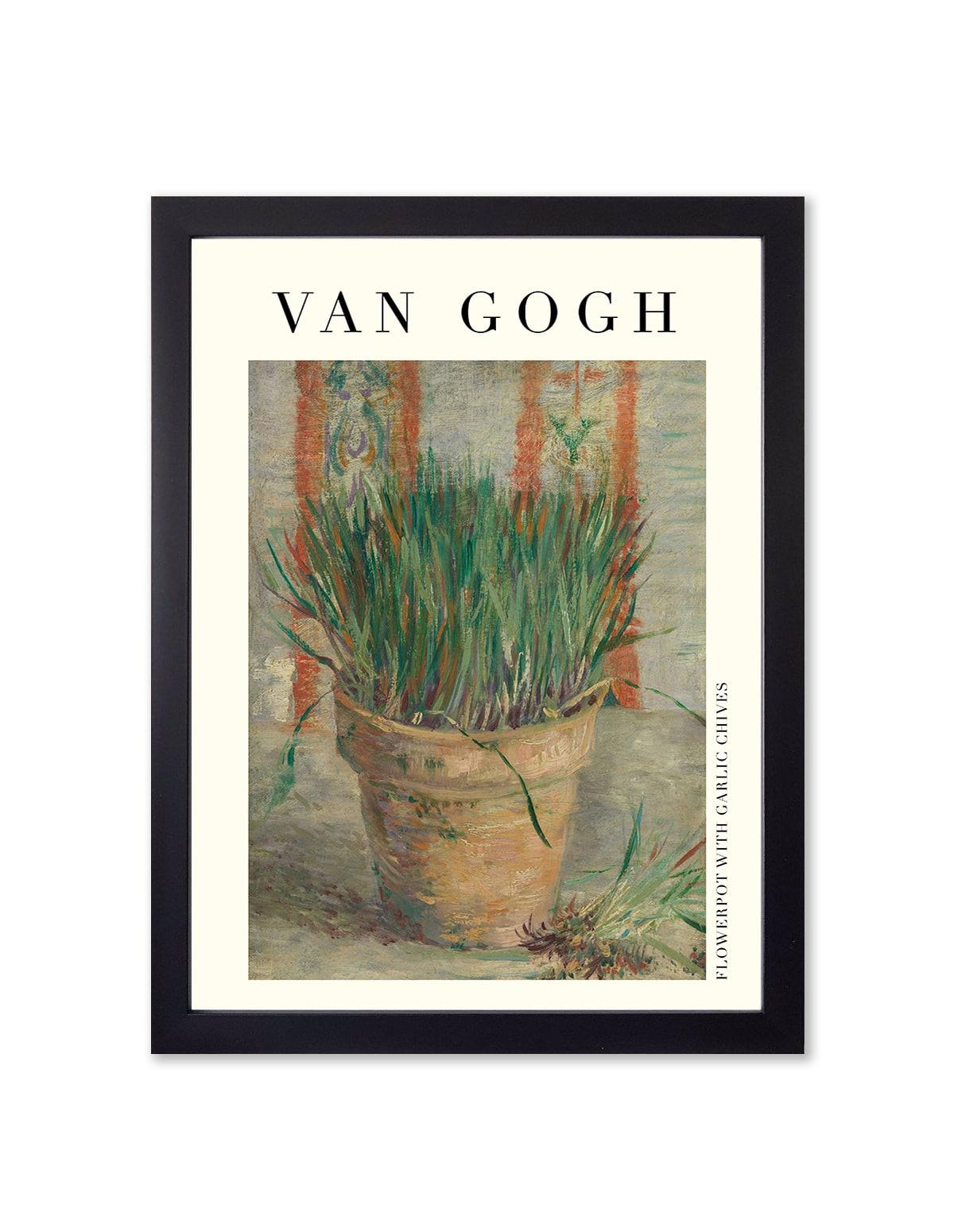 Flower Pot with Chives 1887, Vincent van Gogh - artucky-US - import_2022_07_19_113509, poster, tablo, çerçeve