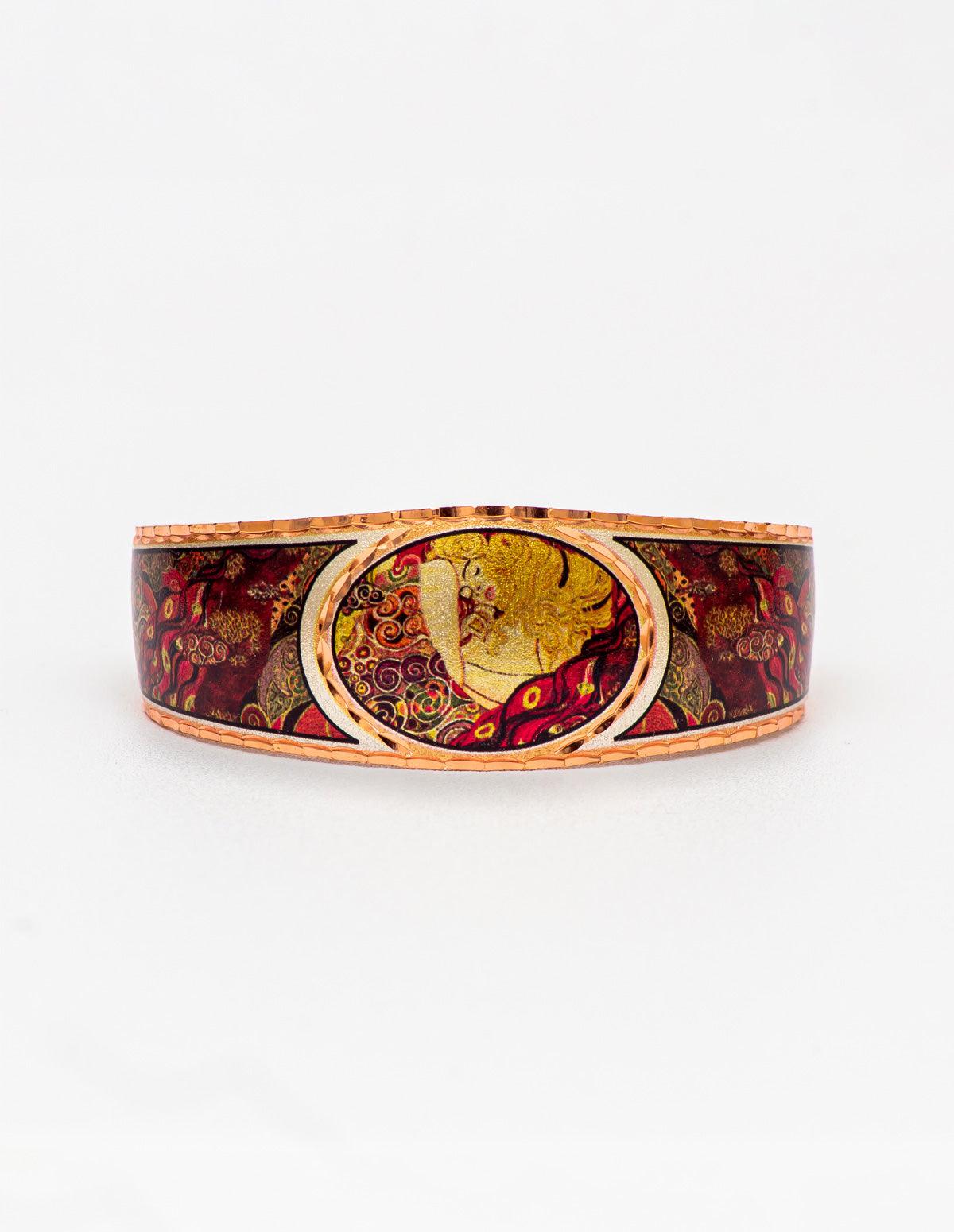 Gustav Klimt Danae Tapestry Bracelet - artucky-US - bilezik, danae, danae tapestry, gustav, import_2022_07_19_113509, klimt