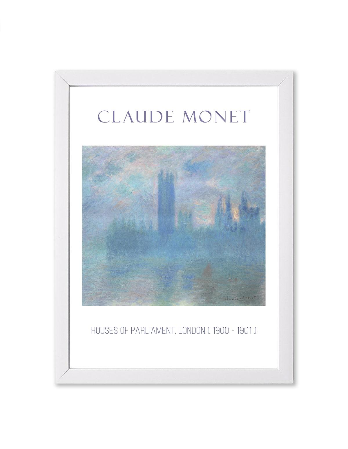 Houses of Parliament 1899, Claude Monet - artucky-US - import_2022_07_19_113509, poster, tablo, çerçeve