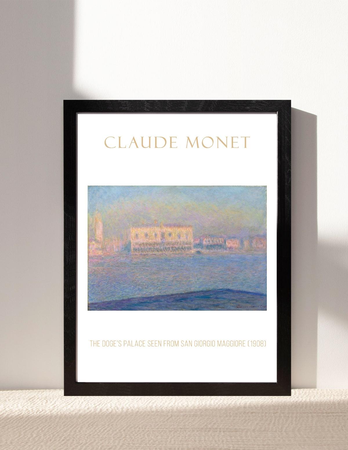 Monet the Doge's Palace Deen 1899, Claude Monet