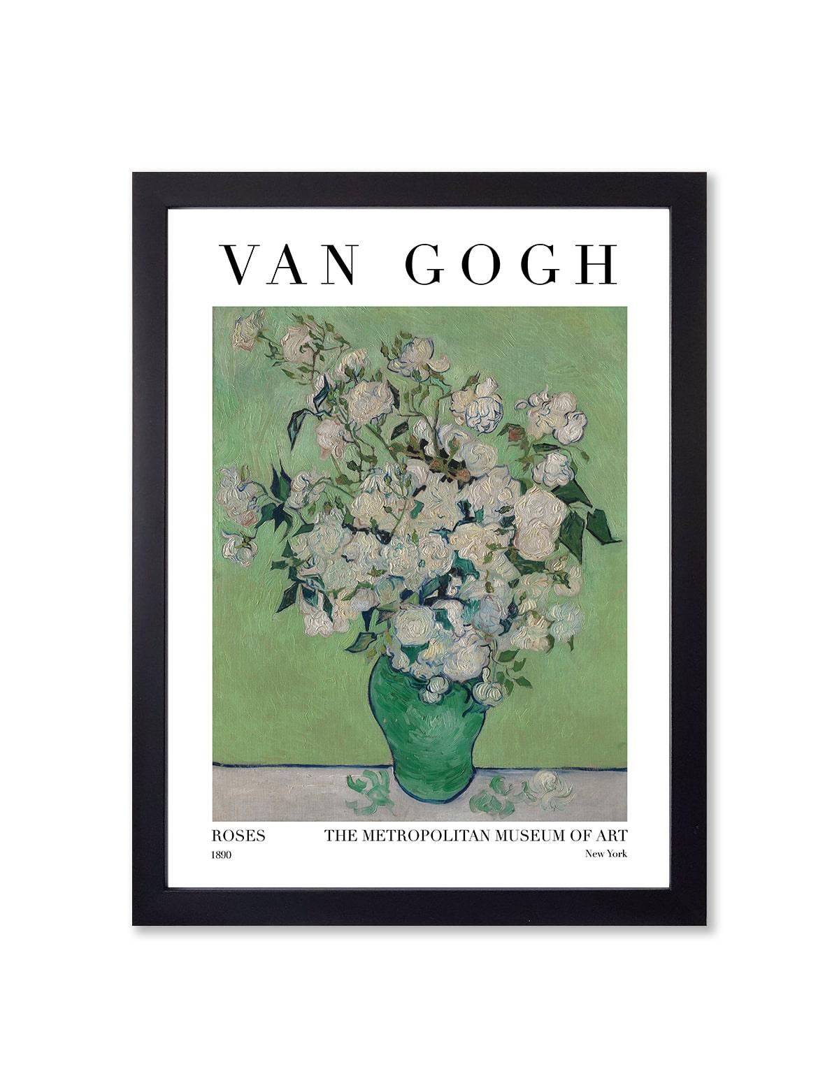 Roses 1890, Vincent van Gogh - artucky-US - import_2022_07_19_113509, poster, tablo, çerçeve