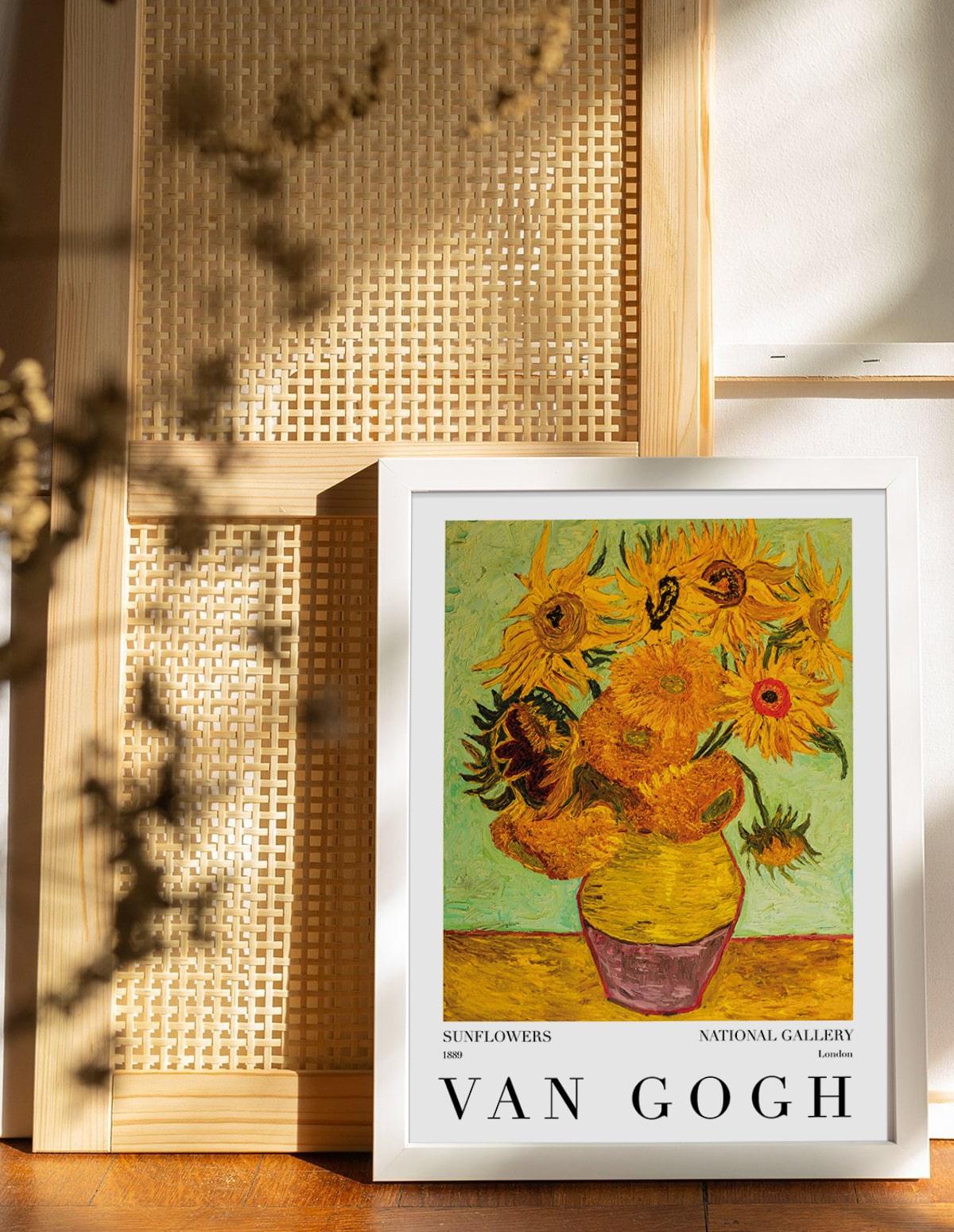 Sunflowers 1887, Vincent van Gogh - artucky-US - import_2022_07_19_113509, poster, tablo, çerçeve
