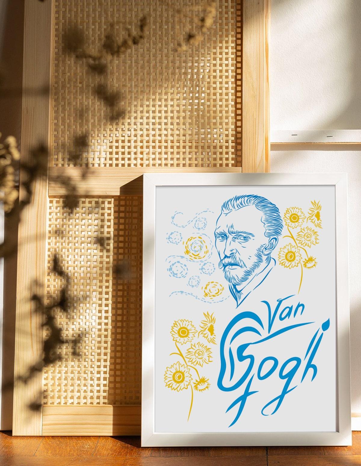Van Gogh Vectoral 1890 - artucky-US - import_2022_07_19_113509, poster, tablo, çerçeve